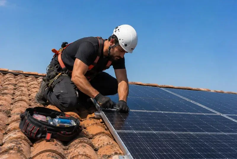 Maintenance et monitoring de panneaux solaires à Pougny